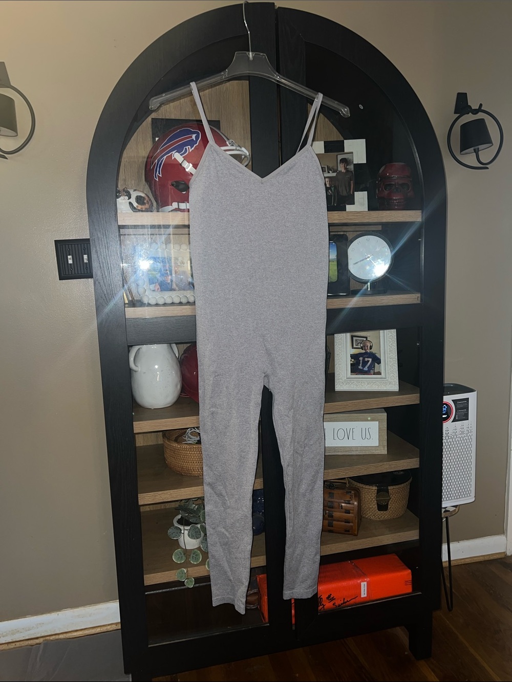 Hatch Light Gray Sleeveless Jumpsuit EUC M